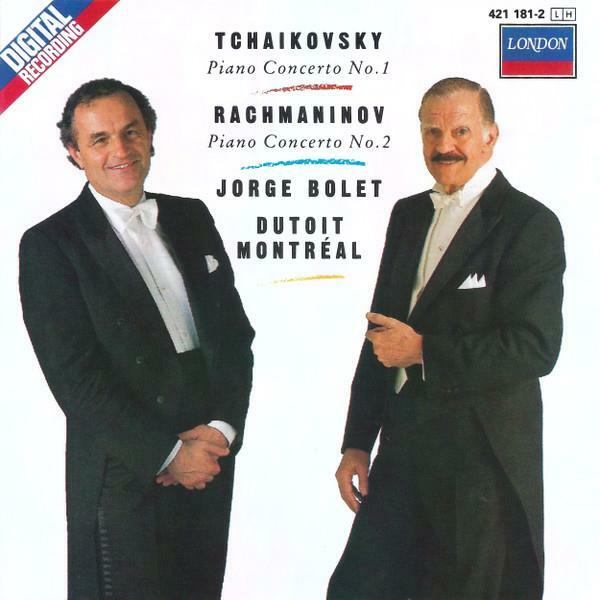 [중고] Tchaïkovsky, Rachmaninov, Jorge Bolet, Dutoit, Montréal – Piano Concerto No 1, Piano Concerto No 2