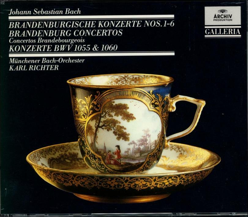 [중고] Bach: Brandenburg Concertos Concertos BWV 1055 & 1060 -  칼 리히터 (Karl Richter)(US발매)(2CD)