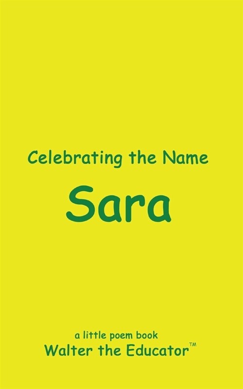 Celebrating the Name Sara (Paperback)