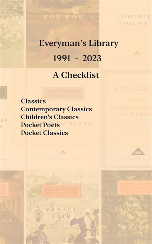 Everymans Library 1991 - 2023: A Checklist (Paperback)