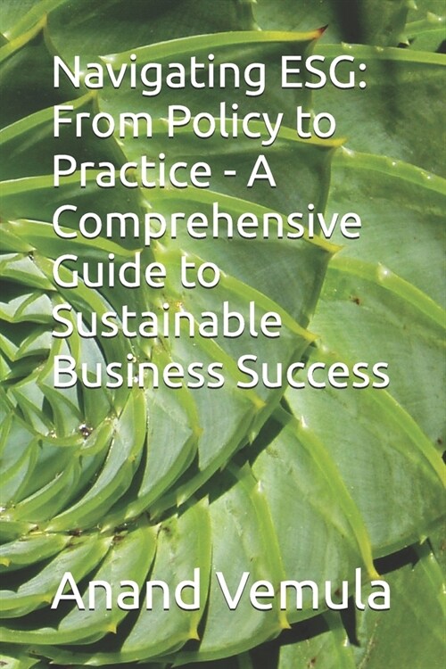Navigating ESG: From Policy to Practice - A Comprehensive Guide to Sustainable Business Success (Paperback)