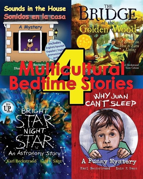 4 Multicultural Bedtime Stories: For Wide-Awake Kids (Paperback)