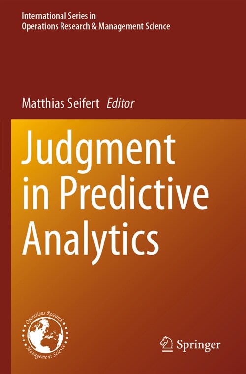 Judgment in Predictive Analytics (Paperback, 2023)