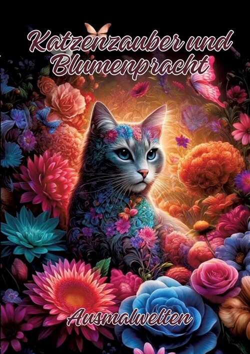 Katzenzauber und Blumenpracht: Ausmalwelten (Paperback)