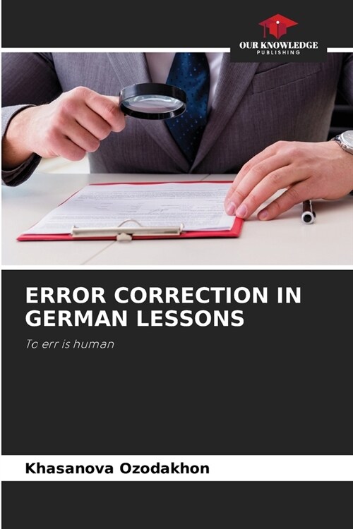 Error Correction in German Lessons (Paperback)