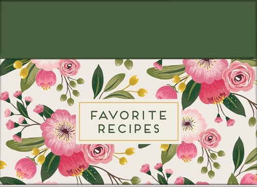 Favorite Recipes - Recipe Card Collection Tin (Floral) (Hardcover)