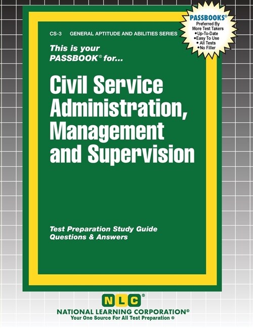 Civil Service Administration, Management & Supervision (Paperback)