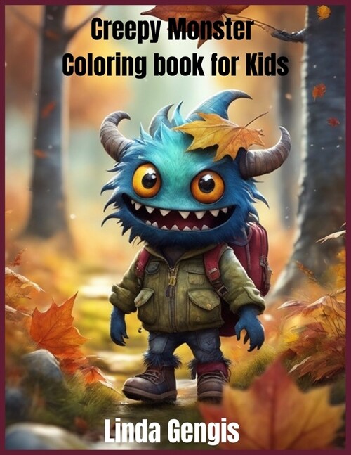 Creepy Monster Coloring book for kids: Unleash your inner monster artist with this spine-tinglingly fun creepy monster coloring book for kids! (Paperback)