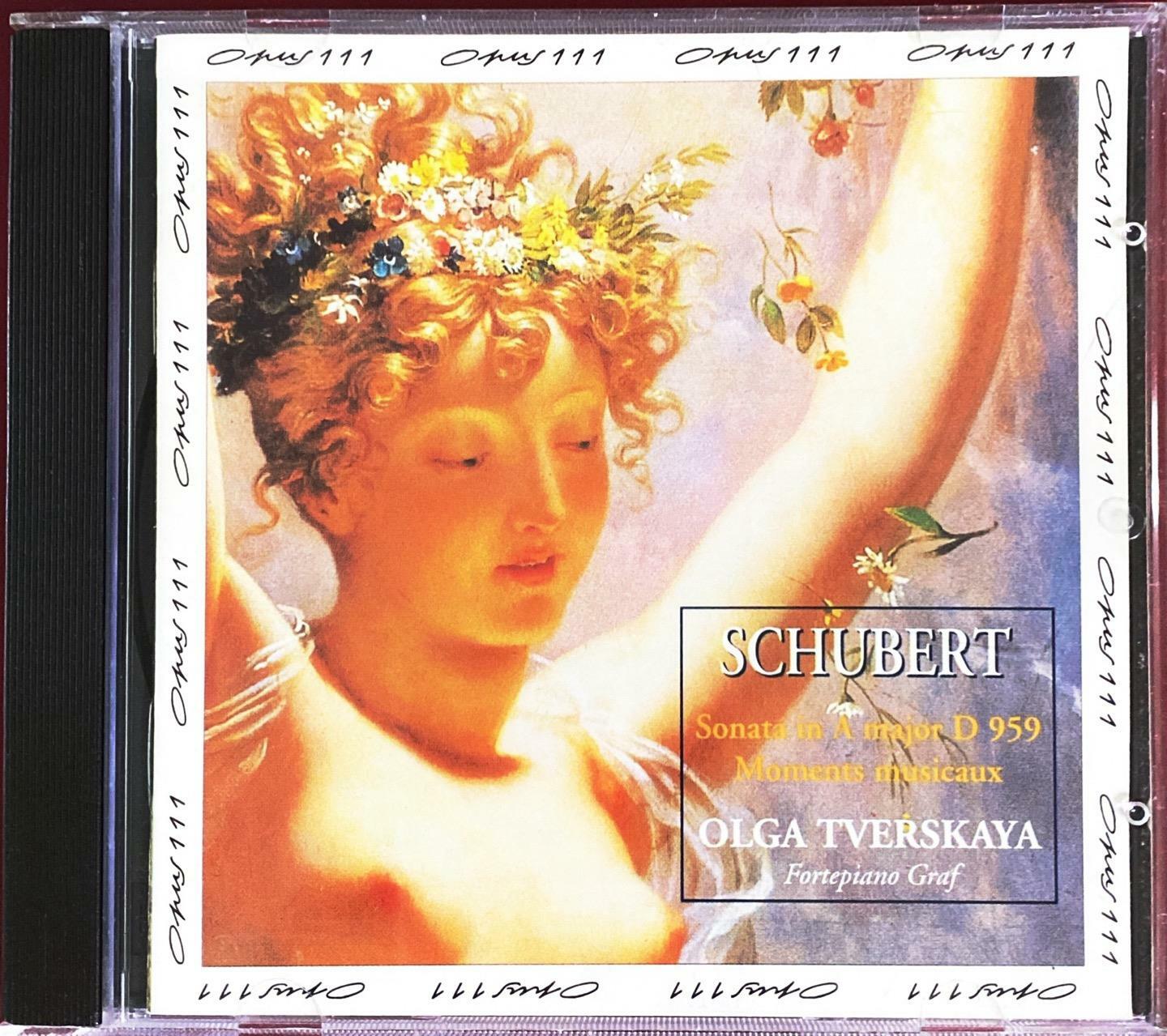 [중고] Shubert: Sonata D.959, Moments musicaux D.780 / Olga Tverskaya