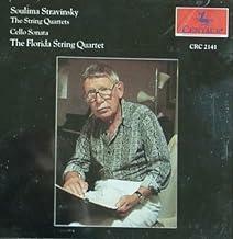 [중고] Soulima Stravinky - The String Quarters Cello Sonata, The Florida String Quater