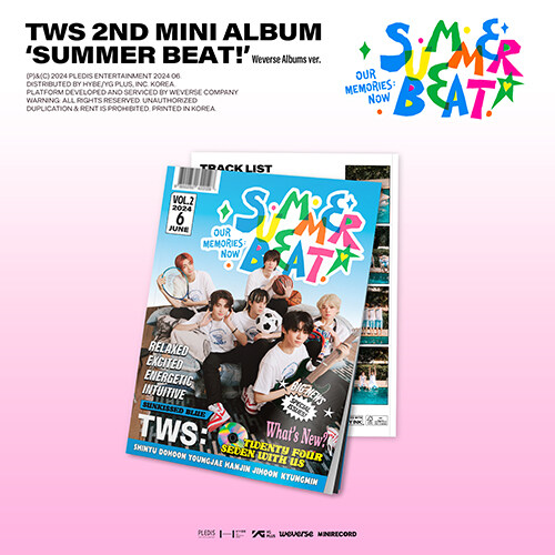 [중고] 투어스 (TWS) - 미니 2집 SUMMER BEAT! (Weverse Albums ver.)