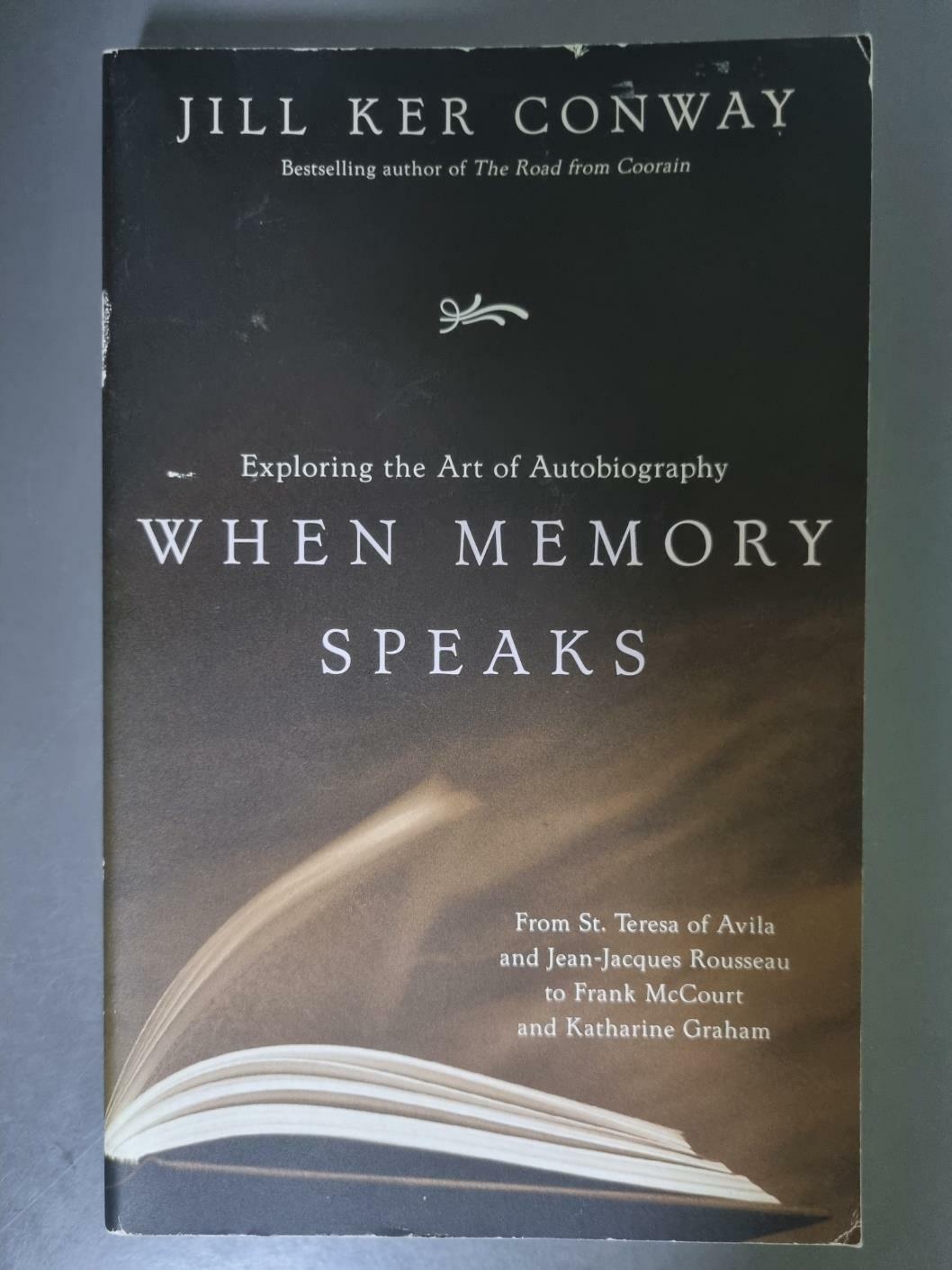 [중고] When Memory Speaks: Exploring the Art of Autobiography (Paperback)