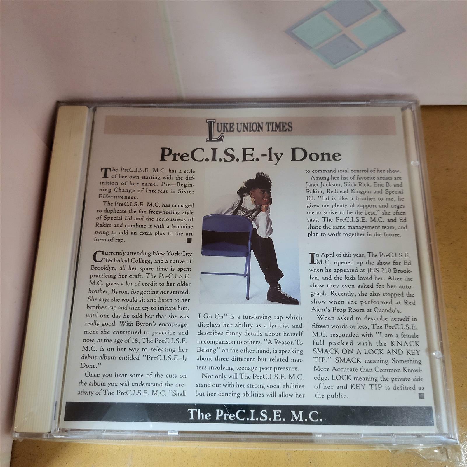 [중고] PreC.I.S.E.-ly Done - Luke Records