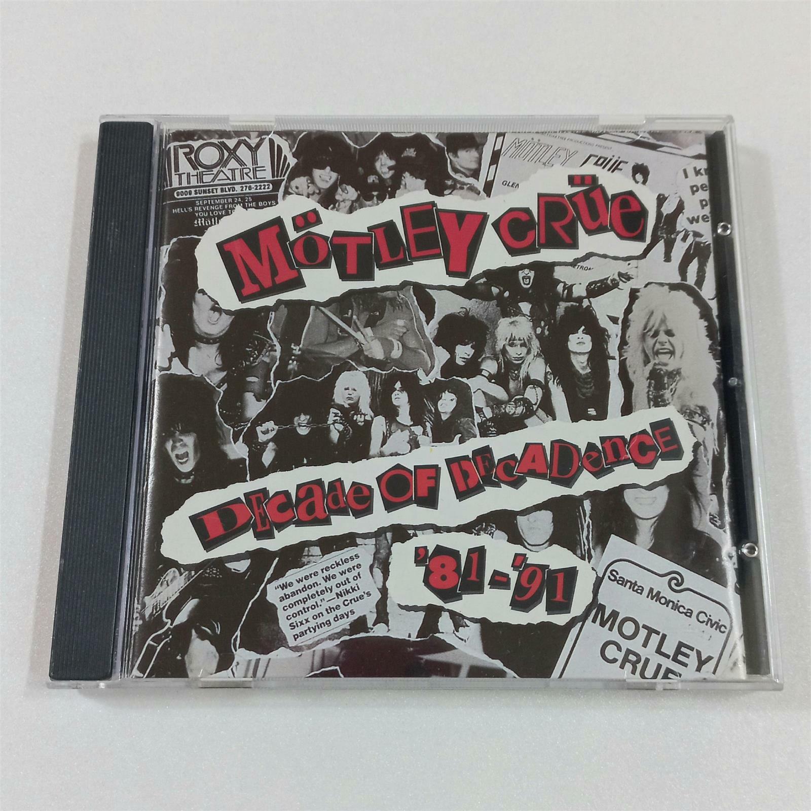 [중고] Motley Crue - Decade Of Decadence 81‘-91‘ (Best) / Made In Germany