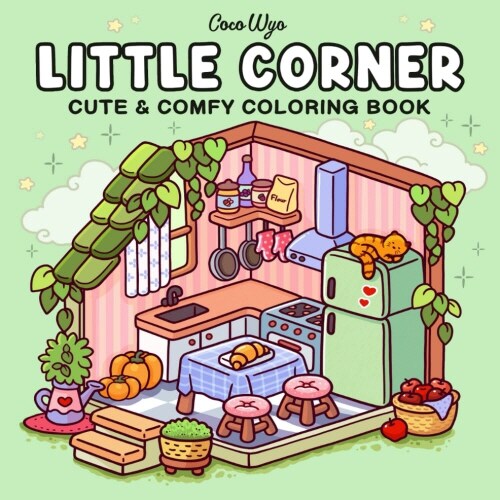 Little Corner : Cute & Comfy Coloring Book (Paperback)