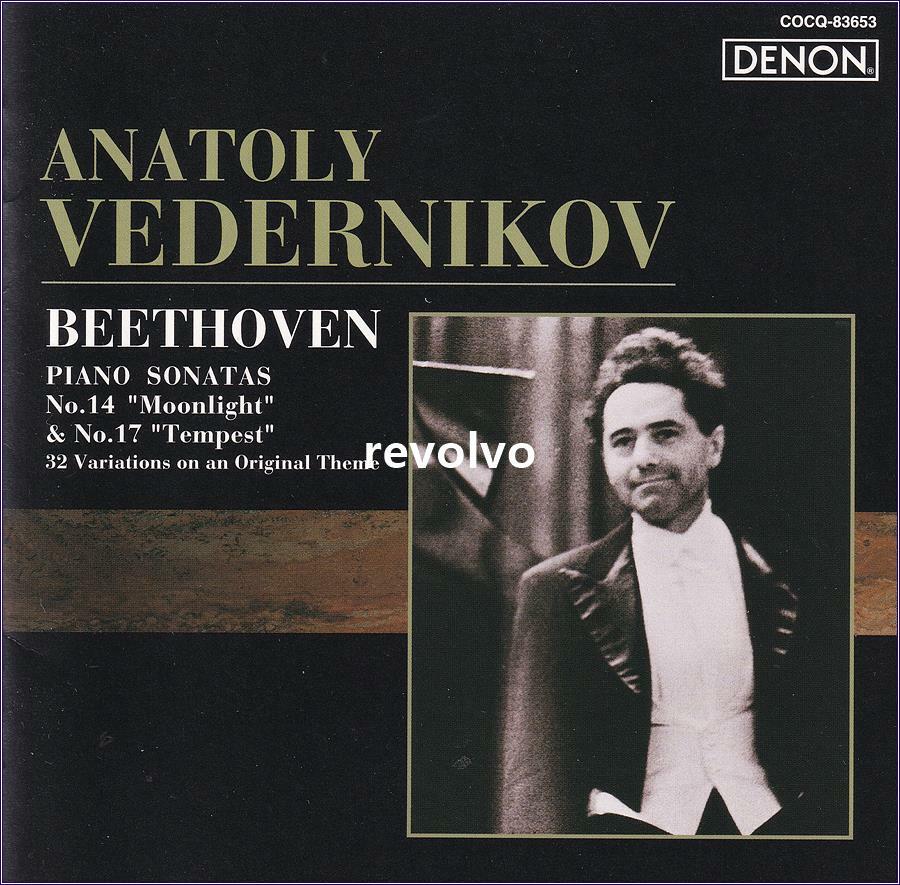 [중고] Beethoven : Piano Sonatas No.14 Moonlight & No.17 Tempest / Anatoly Vederniko