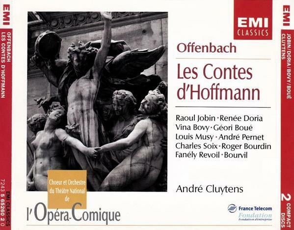 [중고] Offenbach – Les Contes D‘Hoffmann / Raoul Jobin • Renée Doria • Vina Bovy • Geori Boué , 2CD