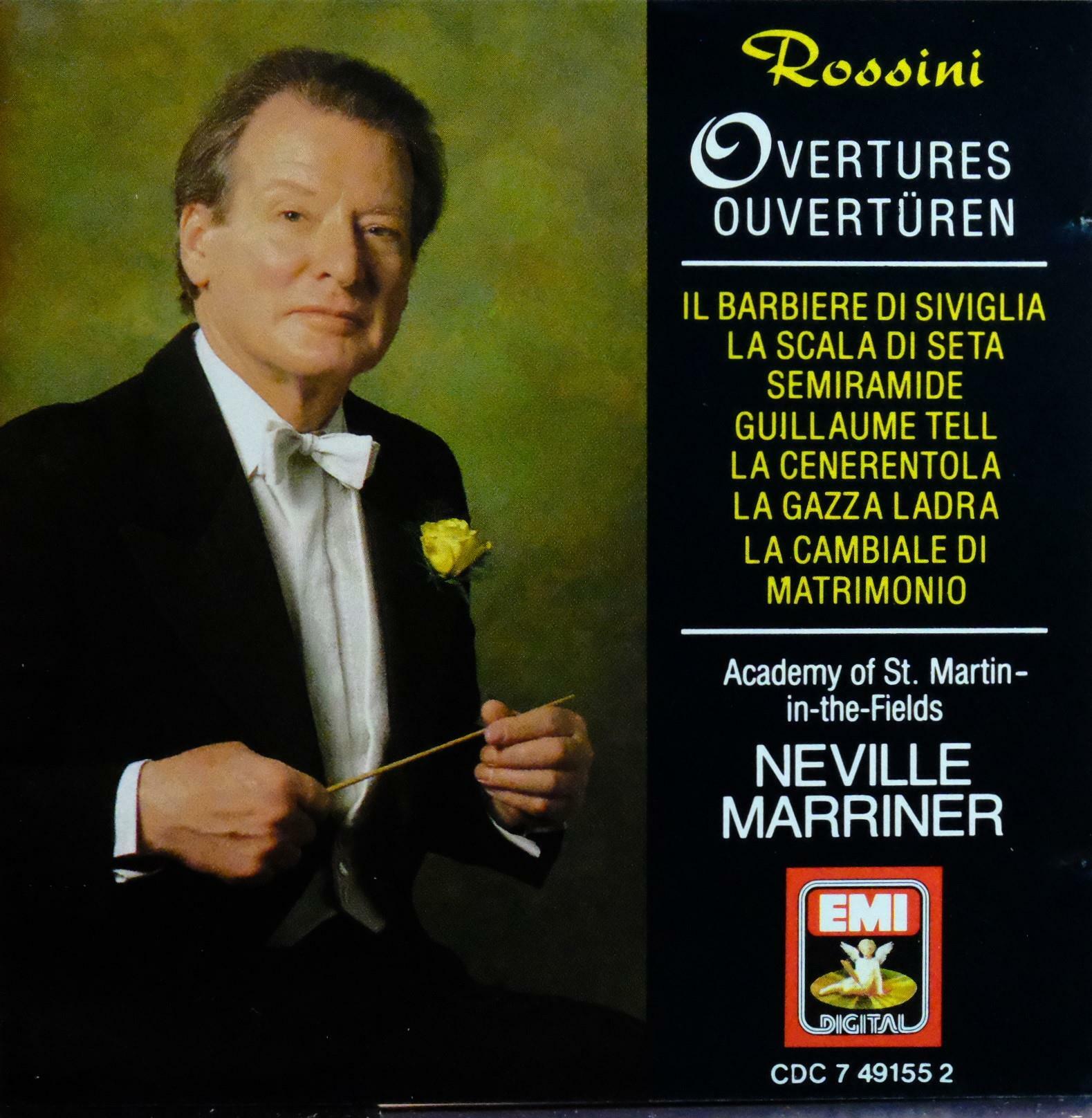 [중고] [수입] Rossini : Overtures (Ouvertüren)  by Neville Marriner 