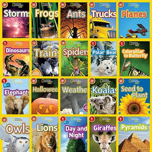 [중고] National Geographic kids 논픽션 리더스 Level 1 페이퍼백 14종 세트