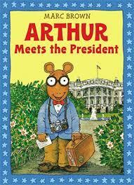 [중고] Arthur Meets the President [With Sticker(s)] (Paperback)