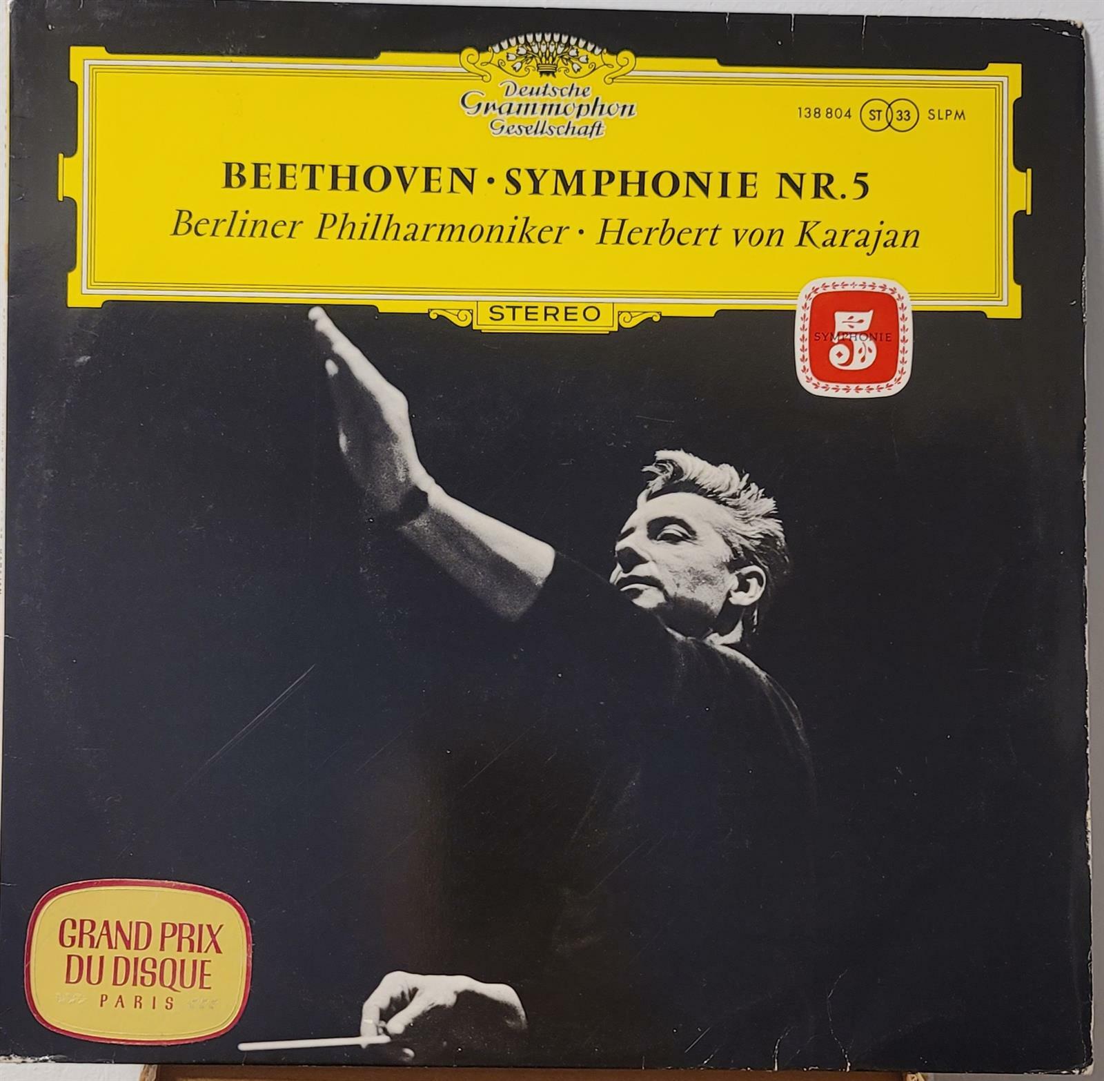 [중고] [LP] 65년 Beethoven Symphony 5 Karajan 베토벤 교향곡 5번 카라얀 [수입] 1965년