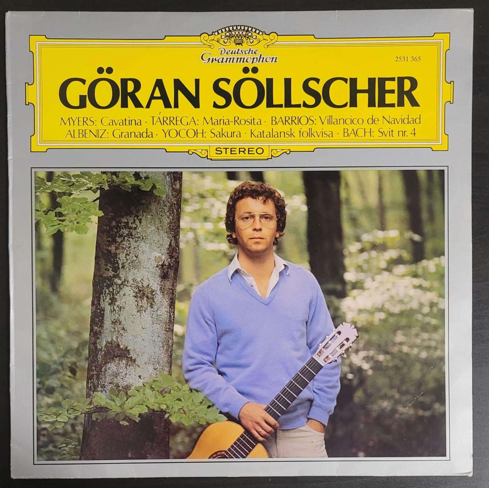 [중고] [LP] 81년 Goran Sollscher 외란 쇨셔 기타 소품집 카바티나 수록 [수입] 1981년