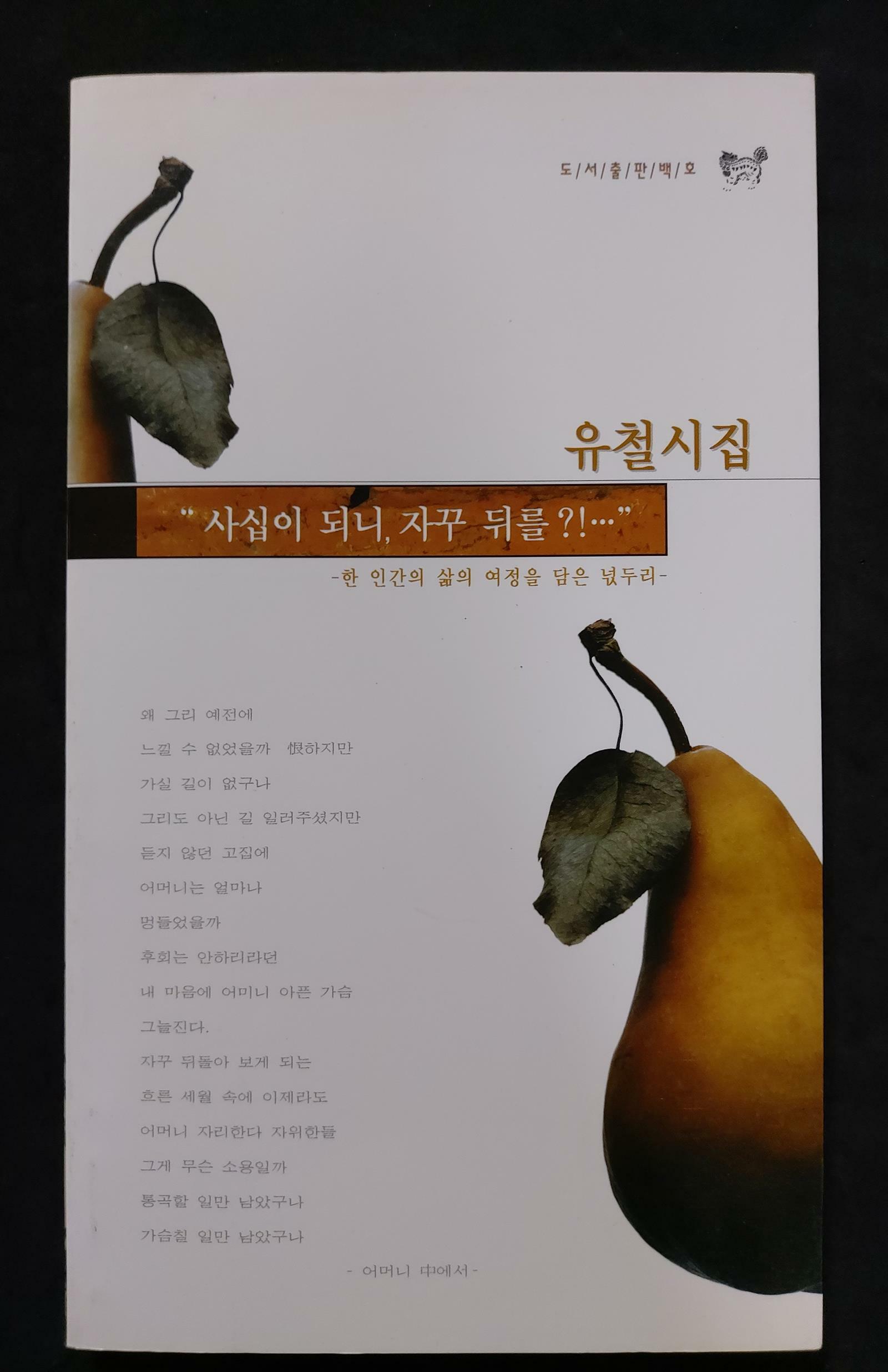 [중고] 유철시집 사십이 되니 자꾸 뒤를?!... /유철 시집