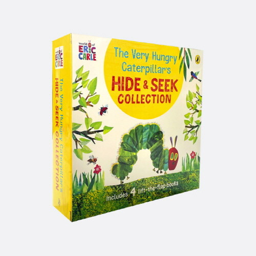 에릭칼 The Very Hungry Caterpillar: Hide & Seek Collection 플랩북 4종 BOX SET (Board Book 4권)