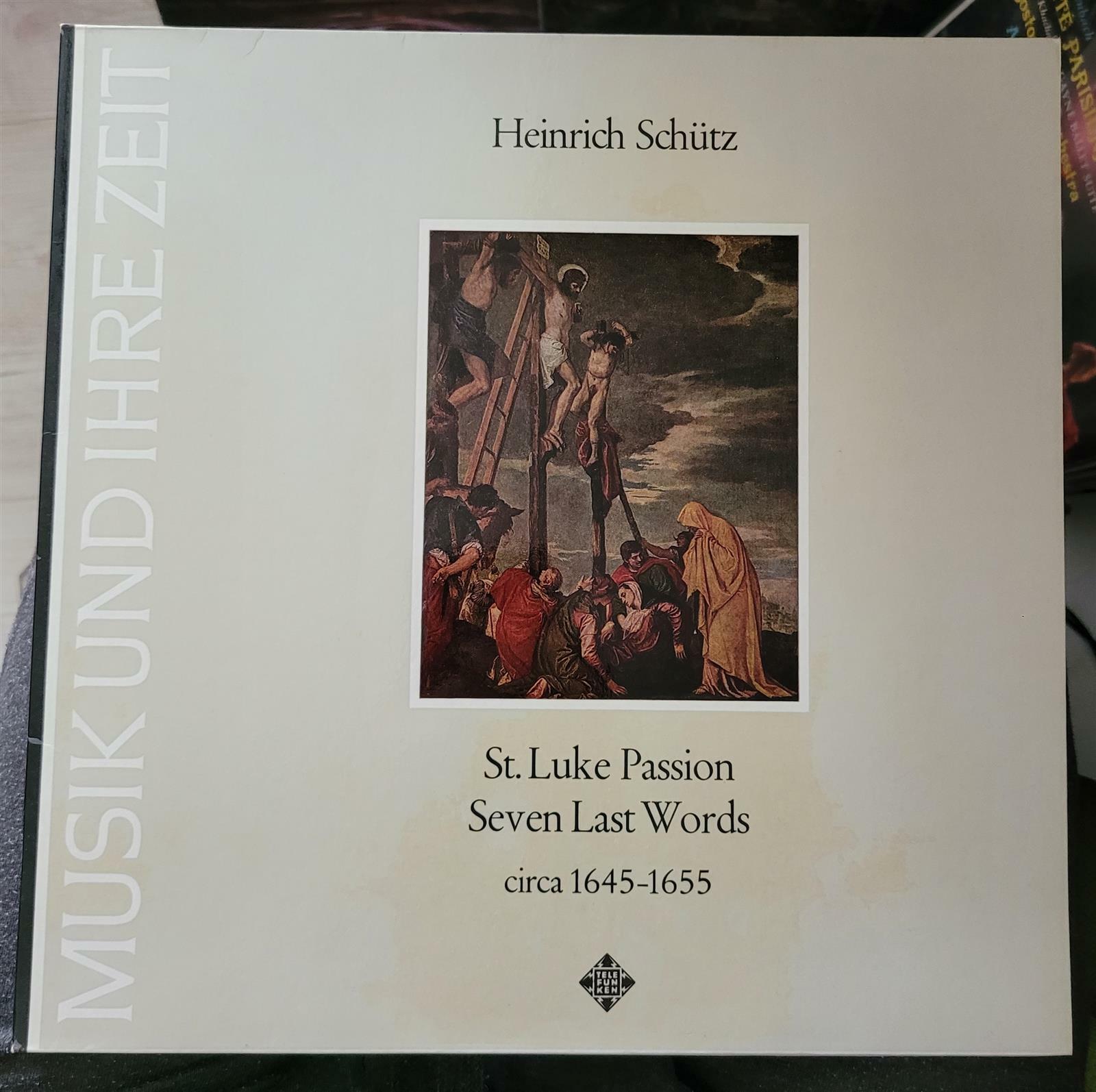 [중고] [수입][LP] Heinrich Schutz : St. Luke Passion / Seven Last Words (독일)(GF)