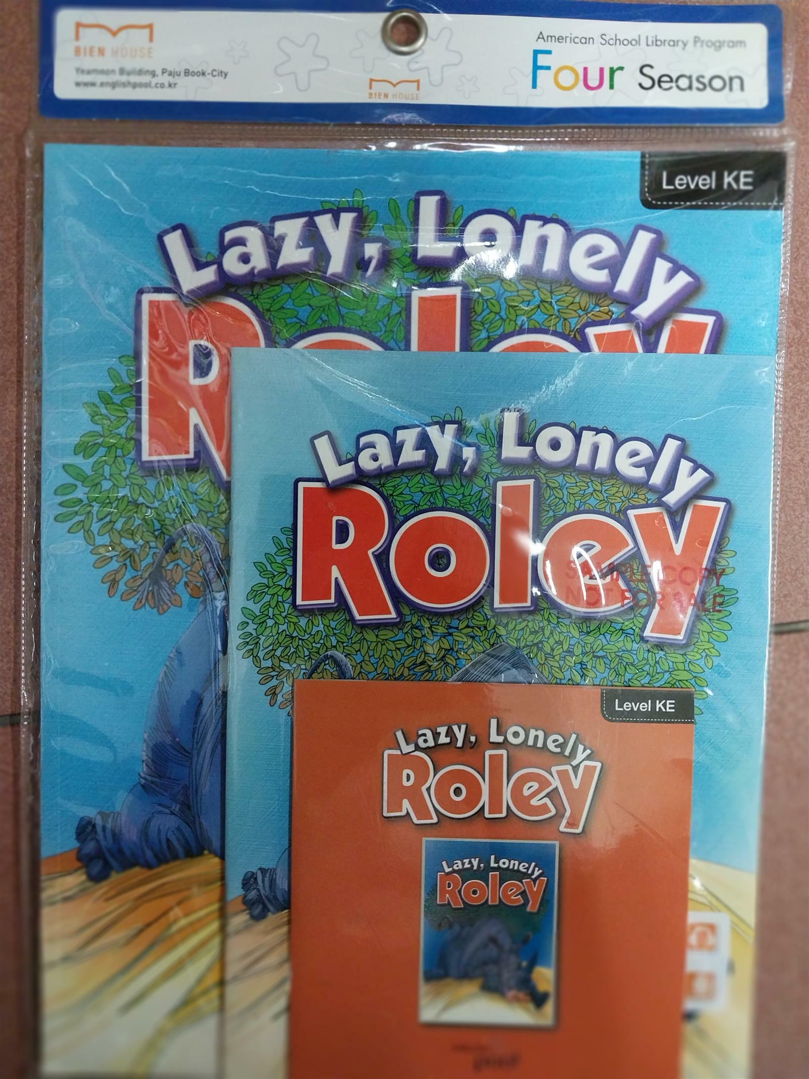 [중고] 미국 초등학교 필독 권장도서) Lazy, Lonely Roley-워커북+CD=3종 (0)