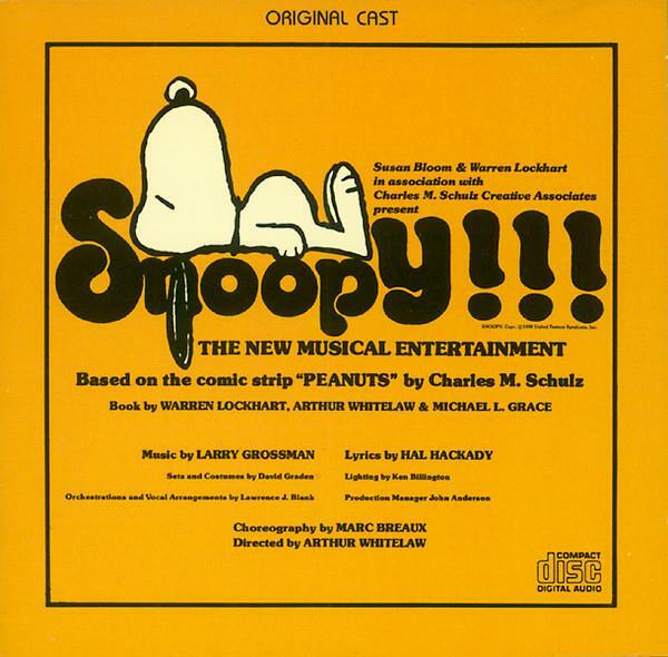 [중고] Original Cast – 뮤지컬 - Snoopy!!! (스누피)