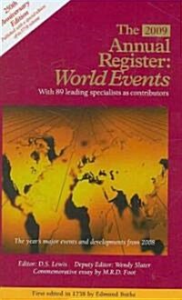 The Annual Register: World Events (Hardcover, 250th, 2009)