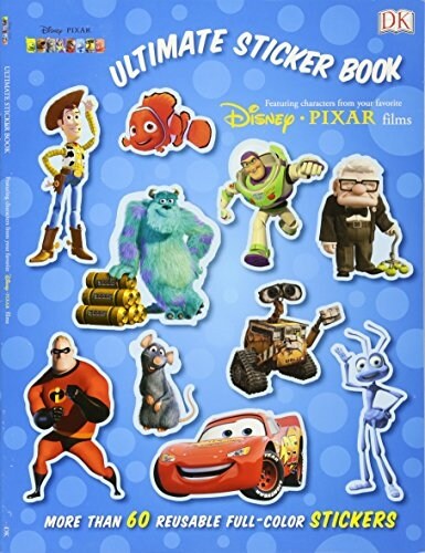 Ultimate Sticker Book: Disney Pixar: More Than 60 Reusable Full-Color Stickers (Paperback)