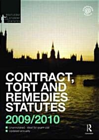 Contract, Tort and Restitution Statutes 2009-2010 (Paperback, 1st)