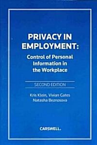 Privacy in Employment (Paperback, 2nd)