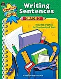 Writing Sentences Grade 3 (Paperback)