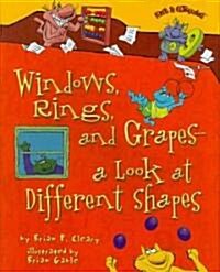 [중고] Windows, Rings, and Grapes -- A Look at Different Shapes (Library Binding)