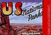 U.S. National Parks Postcard Book: 30 Oversized Postcards (Paperback)