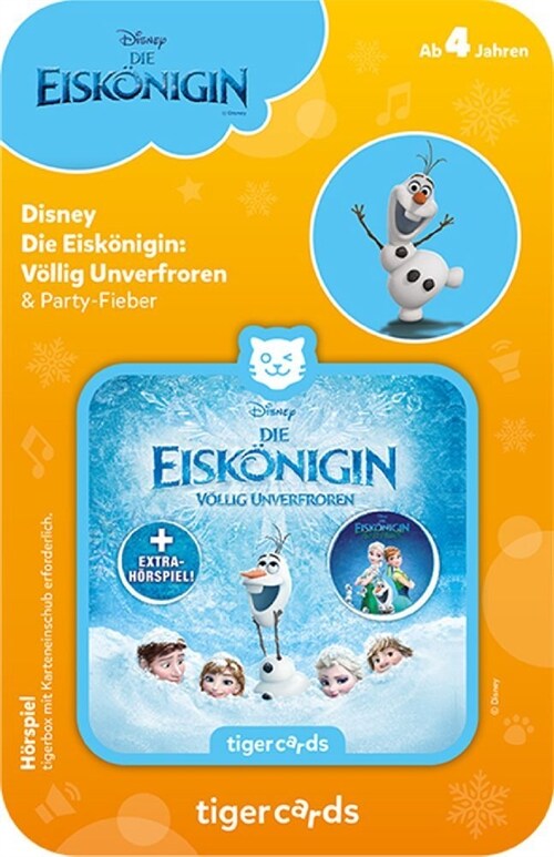 tigercard - Disney - Die Eiskonigin - Mit Extra-Horspiel Special- Edition mit Party-Fieber (General Merchandise)