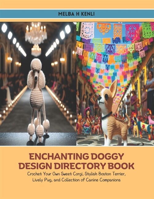 Enchanting Doggy Design Directory Book: Crochet Your Own Sweet Corgi, Stylish Boston Terrier, Lively Pug, and Collection of Canine Companions (Paperback)