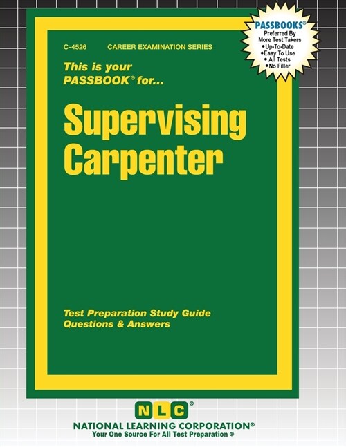 Supervising Carpenter (Paperback)