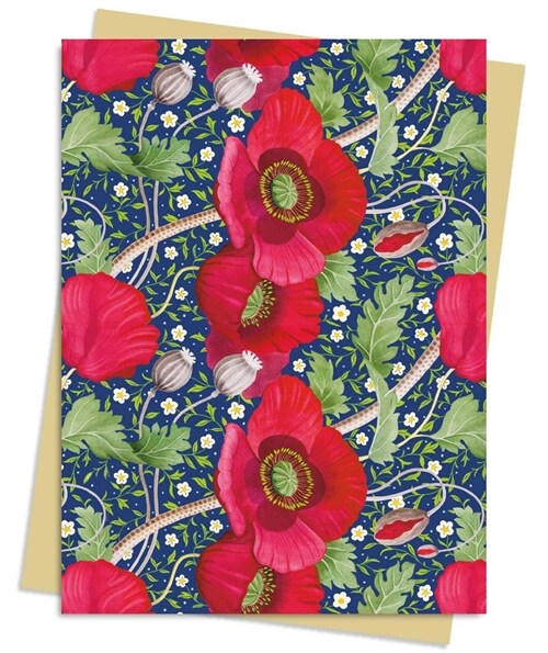 Bex Parkin: Red Poppies Greeting Card Pack: Pack of 6 (Other)