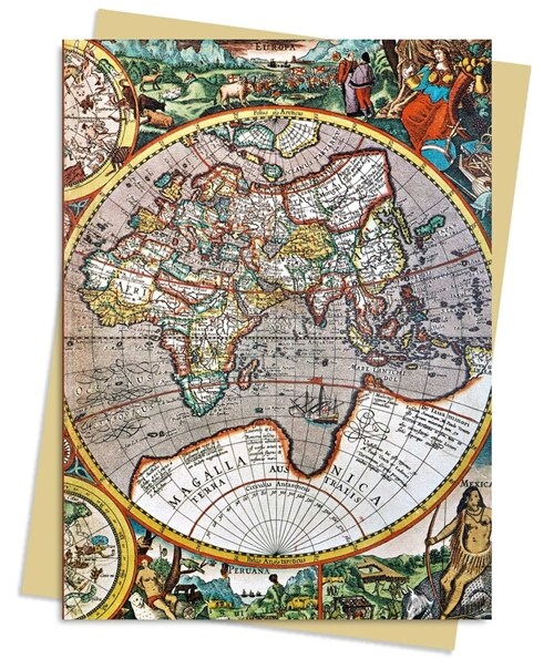 Pieter Van Den Keere: Antique Map Greeting Card Pack: Pack of 6 (Other)