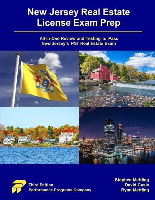 New Jersey Real Estate License Exam Prep: All-in-One Review and Testing to Pass New Jerseys PSI Real Estate Exam (Paperback, 3)