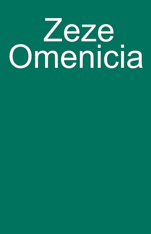 Zeze omenicia (Paperback)