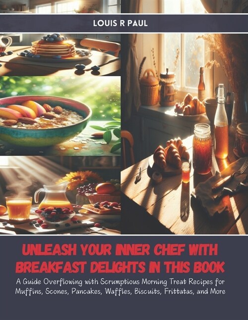 Unleash Your Inner Chef with Breakfast Delights in this Book: A Guide Overflowing with Scrumptious Morning Treat Recipes for Muffins, Scones, Pancakes (Paperback)