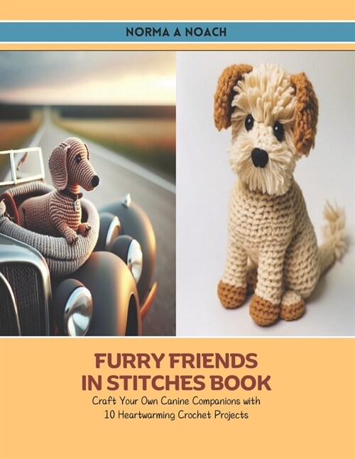 Furry Friends in Stitches Book: Craft Your Own Canine Companions with 10 Heartwarming Crochet Projects (Paperback)