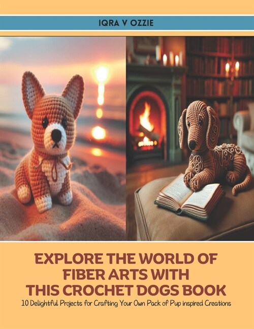Explore the World of Fiber Arts with this Crochet Dogs Book: 10 Delightful Projects for Crafting Your Own Pack of Pup inspired Creations (Paperback)