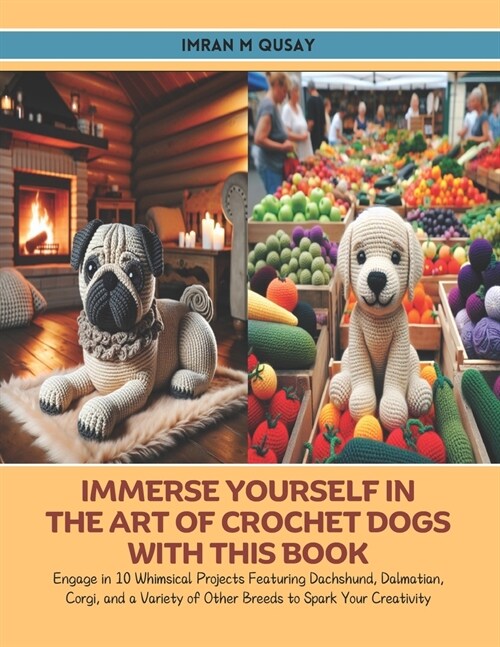 Immerse Yourself in the Art of Crochet Dogs with this Book: Engage in 10 Whimsical Projects Featuring Dachshund, Dalmatian, Corgi, and a Variety of Ot (Paperback)
