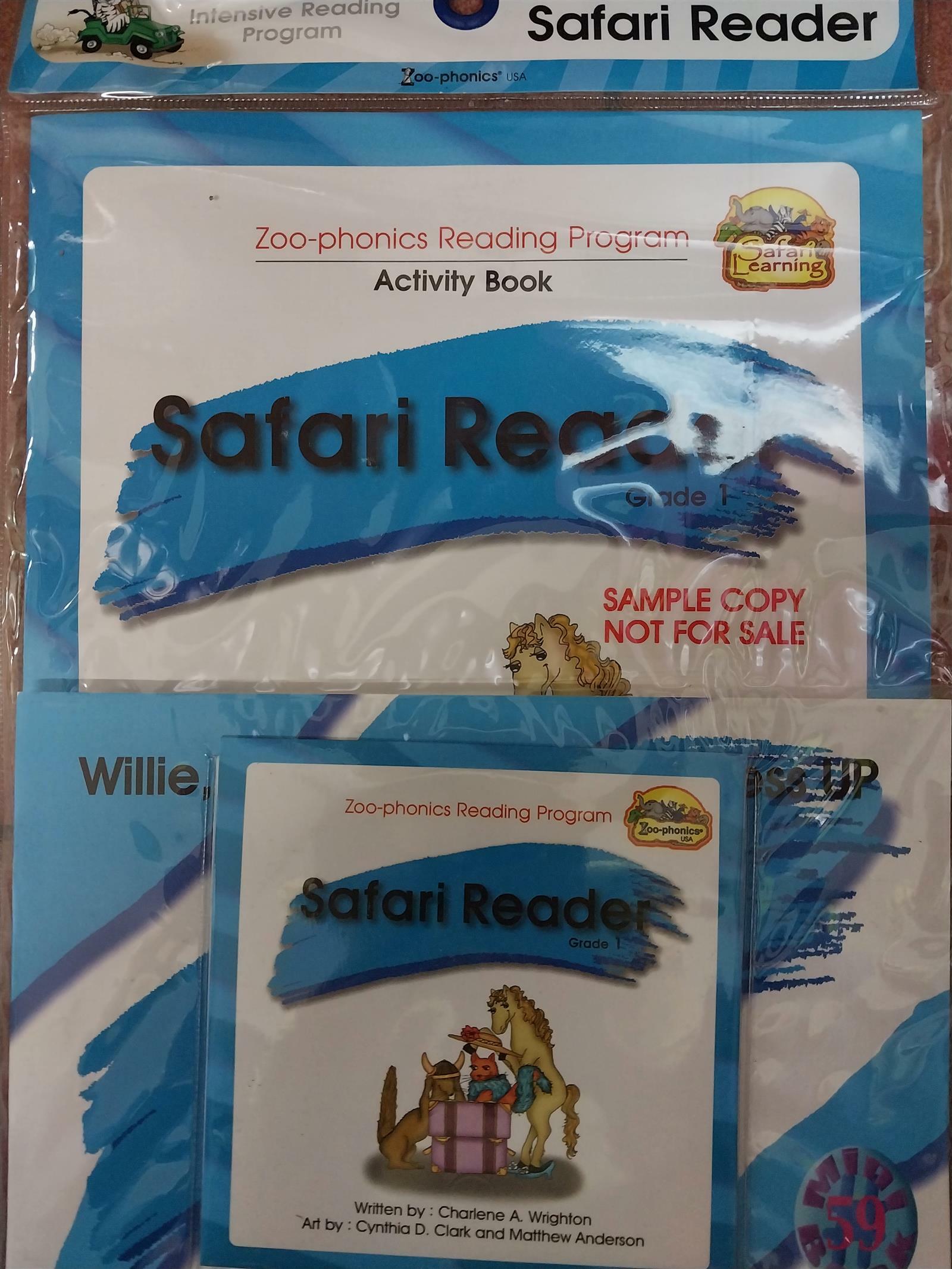 [중고] Safari Reader(Grade 1)-미국 공립 초등학교에서 널리 사용되는 리딩북3권+액티비티북1권+CD1매- (0)